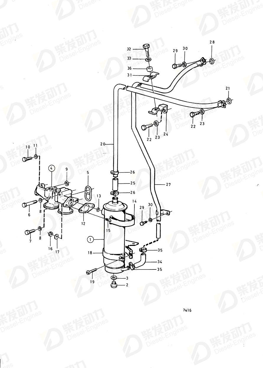 volvo penta Bracket 468772 Drawing volvo penta Bracket 468772 Drawing